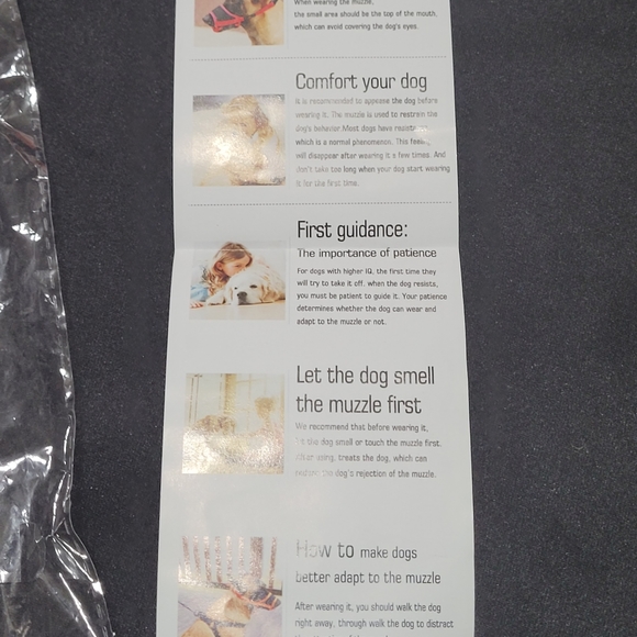 New Heele Pet Soft Muzzle~Adjustable~Drinkable - Picture 9 of 9